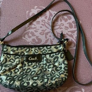 Coach leopard crossbody